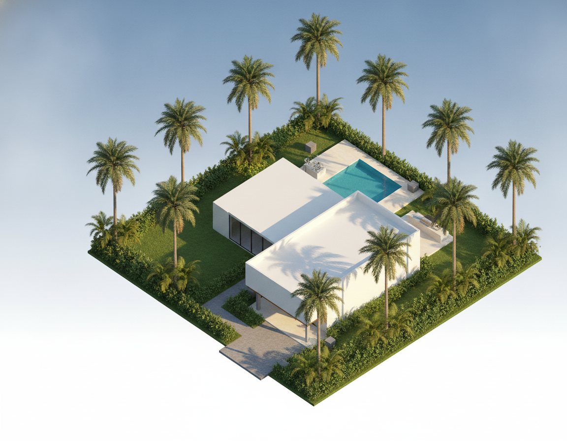 Mirador Villa — Residential design - aerial